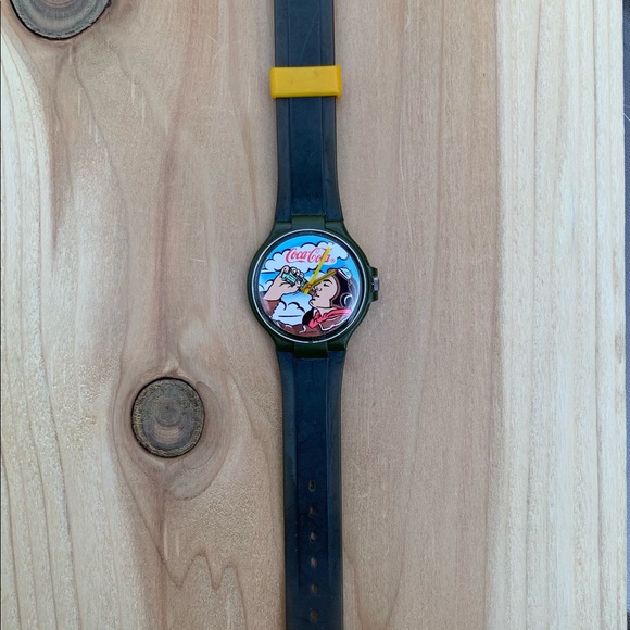 Vintage 80's watch- Coca-Cola